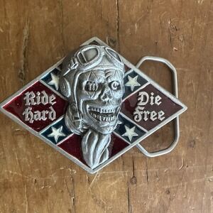 RIDE‎ HARD DIE FREE Great American Products BELT BUCKLE. 3096